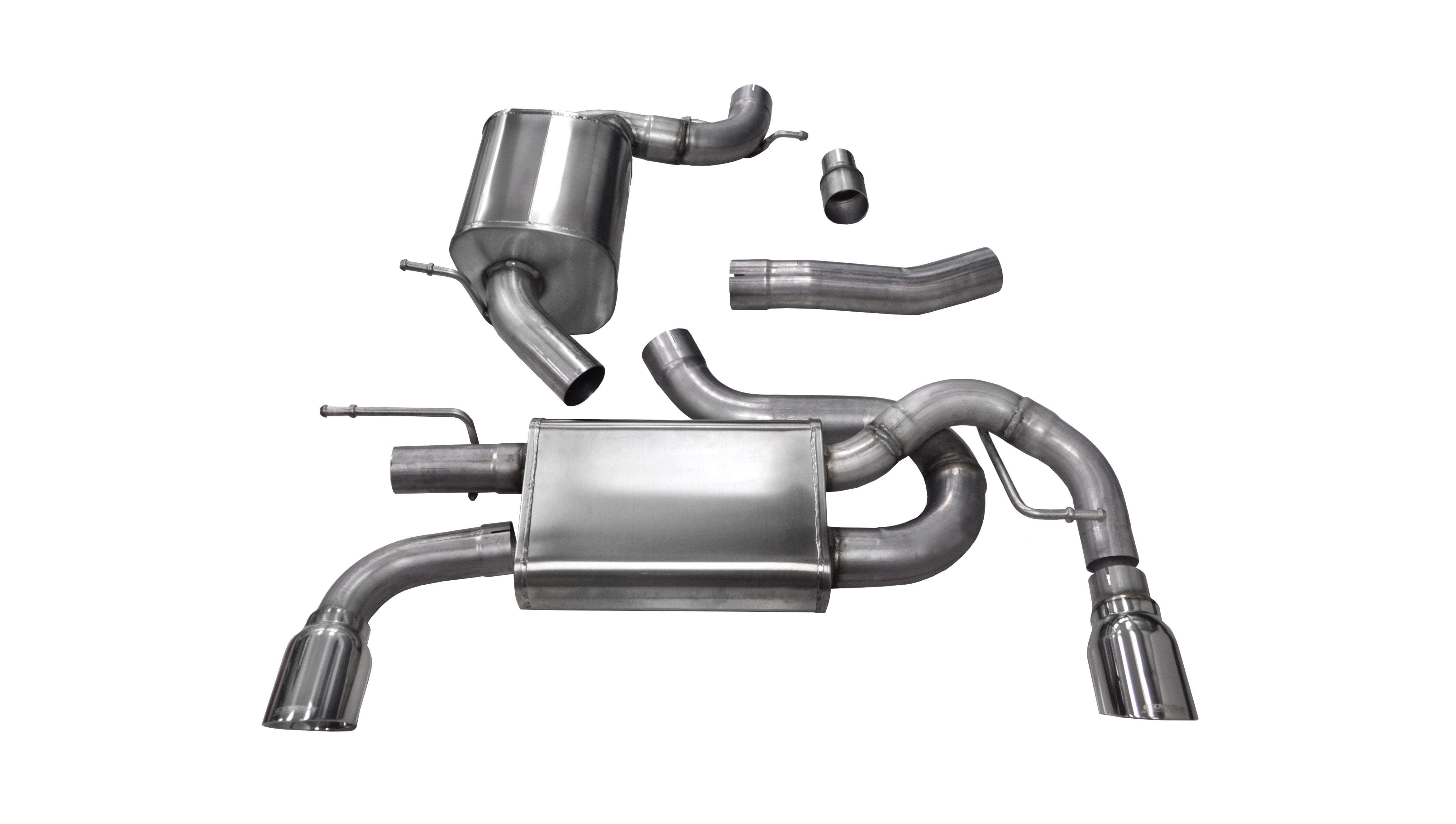 Corsa Performance 14491BLK Touring Cat Back Exhaust System